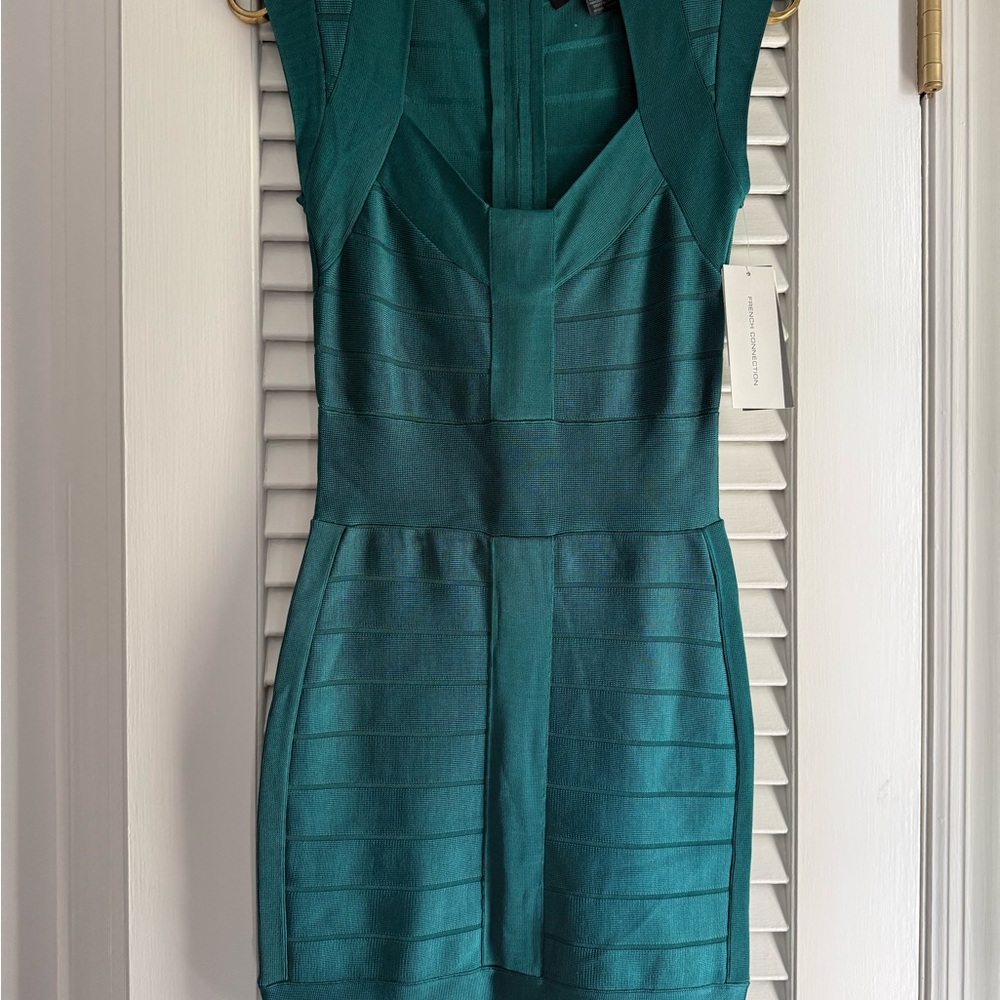 French Connection Emerald Mini Dress bodycon